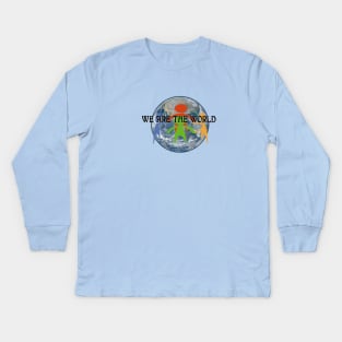 We Are The World Kids Long Sleeve T-Shirt